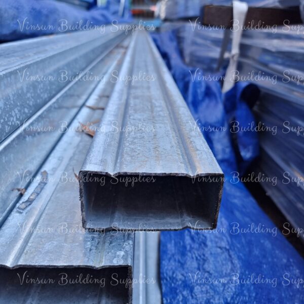 Rhs Groove 100x50x1.6mm @8m Zinc Z275 - Image 2