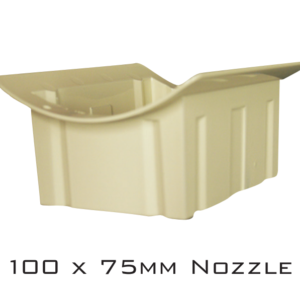100 x 75 Nozzle (Round-line Gutters)